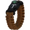 Paracord náramek GT-550 Paracord náramek 5v1 hnědá