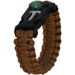 GT-550 Paracord náramek 5v1 hnědá – Zbozi.Blesk.cz