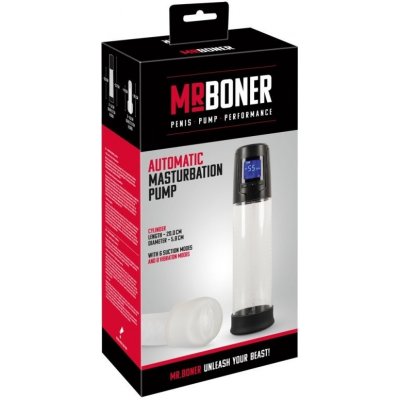 MrBoner Vibrating Penis Pump Mister Boner – Zboží Mobilmania