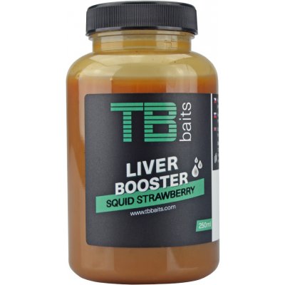 TB Baits Liver Booster Squid Strawberry 250ml – Hledejceny.cz