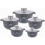 Zilner Sada titanových hrnců ZL 7055A MRAMOR INDUKCE 10 ks – Zboží Dáma