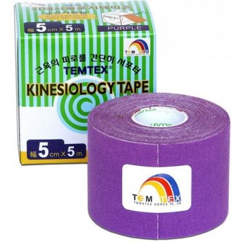 Temtex kinesio tape Classic fialová 5cm x 5m