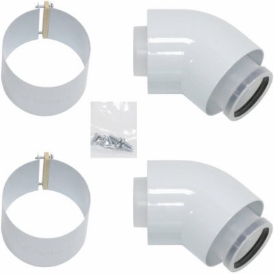 Vaillant koleno odkouření 45° 60/100 mm 303911 – Hledejceny.cz