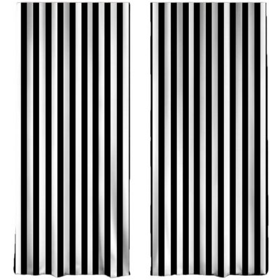 Mila Home Black Stripes závěs bílá/černá – Hledejceny.cz