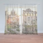 Sablio Záclony Řím Forum Romanum: 2ks 150x250cm – Hledejceny.cz