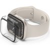 Obal a kryt k chytrým hodinkám Belkin Screenforce TemperedCurve 2v1 pouzdro s tvrzeným sklem pro Apple Watch 45mm - čiré OVG004zzCL