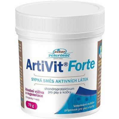 Vitar Veterinae ArtiVit Forte prášek 70 g – Zboží Mobilmania