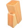Blok na nože Stojan na nože Banquet 22,5 cm přírodní dřevo