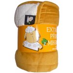 Sleep-well Deka z mikrovlákna Ovečka prošev jednobarevná okrová žlutá 150x200 – Hledejceny.cz