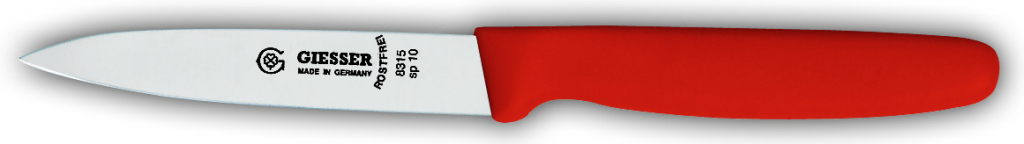 Giesser Nůž na zeleninu červený 10 cm