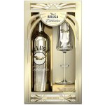 Beluga Noble Celebration 40% 0,7 l (dárkové balení 1 sklenice) – Zboží Dáma