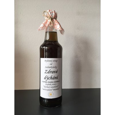 Sedmikráska bylinný sirup Zdravé dýchání 0,5 l – Hledejceny.cz