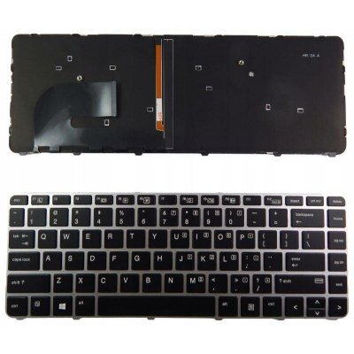 Klávesnice HP EliteBook 840 G3 G4 745 G3 G4 / LED – Zboží Živě