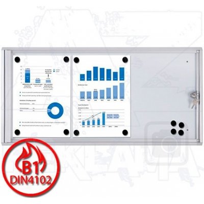 A-Z Reklama CZ Scritto Economy informační vitrína s protipožární certifikací SCXS B1 3 x A4 – Zboží Mobilmania