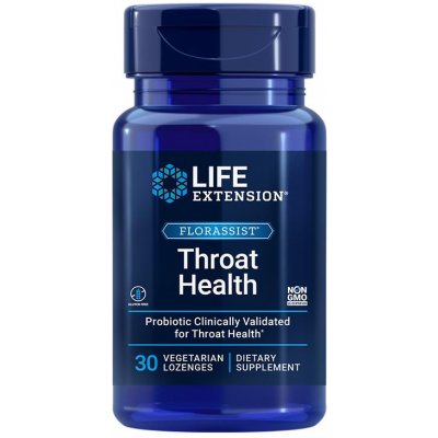Life Extension FLORASSIST Throat Health 30 pastilka 20 mg – Hledejceny.cz