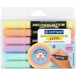 Centropen 8542 Highlighter Flexi Soft pastelová sada 6 barev – Sleviste.cz