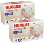 Huggies 2x Elite Soft Pants 4 9-14 kg 38 ks – Hledejceny.cz