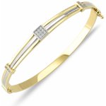 Lillian Vassago pevný zlatý náramek se zirkony LLV83-GB003 – Hledejceny.cz