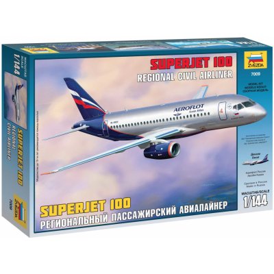 Zvezda Model Kit Suchoj Superjet 100 7009 1:144