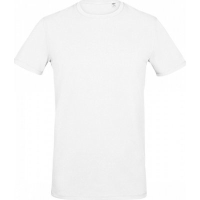 Sol's vypasované slim-fit tričko Millenium 5% elastan Bílá L02945