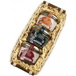 Gourmet Partners Dárkový koš LOVECKÉ TRIO 3 x 180 g – Zboží Dáma