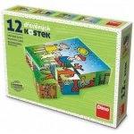 Dino Pejsek a kočička 12 kostky – Zboží Mobilmania