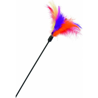 Beeztees Hračka škádlítko pro kočky s pírky 45cm – Hledejceny.cz