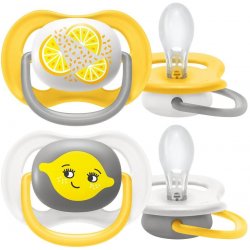 Philips Avent Dudlík Ultra air neutral citrusová 2 ks