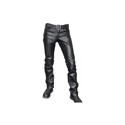 Mister B Leather Jeans Zip kožené kalhoty