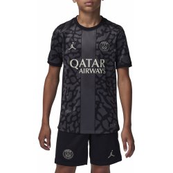 Nike PSG x Jordan 23/24 dětský třetí fotbalový dres černý