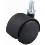 Strong Kolečko 40 mm otočné s čepem M8 x 15 černé – Sleviste.cz