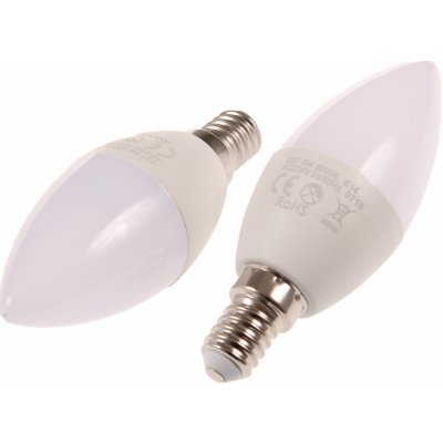 T-LED, LED žárovka E14 SVC37 5W svíčka Denní bílá