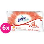 Linteo Baby Soft & Cream vlhčené ubrousky 6 x 24 ks – Hledejceny.cz