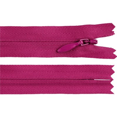 Prima-obchod Spirálový zip skrytý YKK No 4 délka 50 cm, barva 853 fuchsiová tm. – Hledejceny.cz