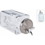 Lumarko Skleněná nádoba na vodu s kohoutkem, 3000 ml – Zboží Mobilmania