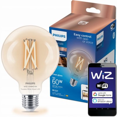 Philips Smart Chytrá LED žárovka 7W, E27, Tunable White – Zboží Mobilmania