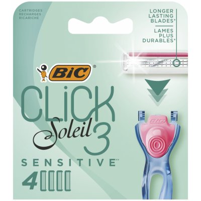 Bic Soleil Click Sensitive 4 ks – Zbozi.Blesk.cz