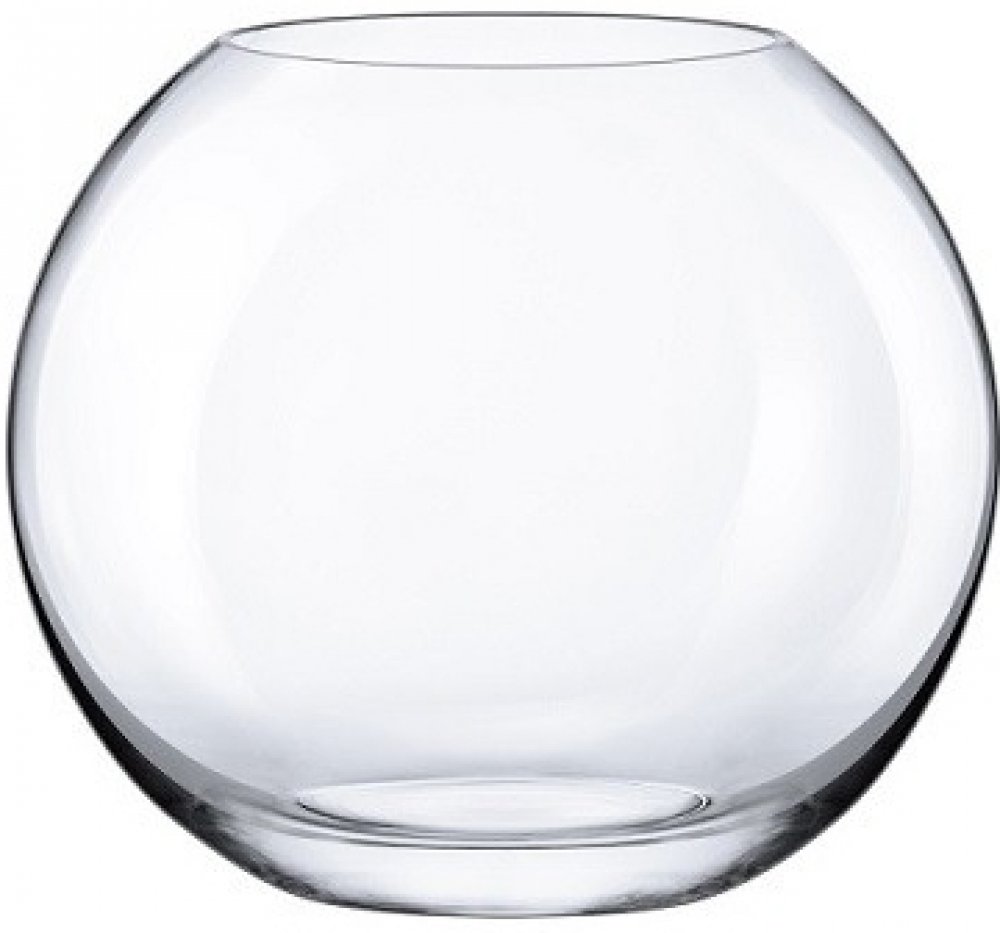 Rona Skleněná váza KOULE 200 mm – Zboží Dáma