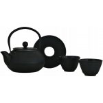 HIT HT-22170570 Čajová konvice litinová 0,8 l sada 4 ks černá – Zboží Dáma