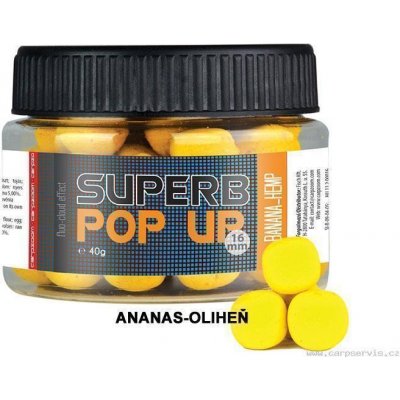 Carp Zoom Superb Pop Ups 40 g 16 mm Ananas-Oliheň – Zboží Mobilmania