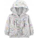 CARTER'S mikina s kapucí Grey Dino holka – Zboží Dáma