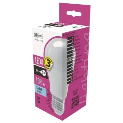 Emos LED žárovka Classic A67 18W 120W 1900lm E27 CW ZQ5172 studená bílá – Zboží Mobilmania