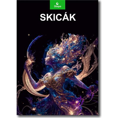 STEPA A4 20 listů černý – Zboží Dáma