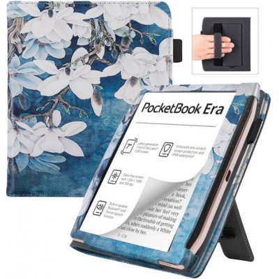 Vsechnonamobil 105729 ART Zaklápěcí pouzdro pro PocketBook 700 Era MAGNOLIA – Zboží Živě