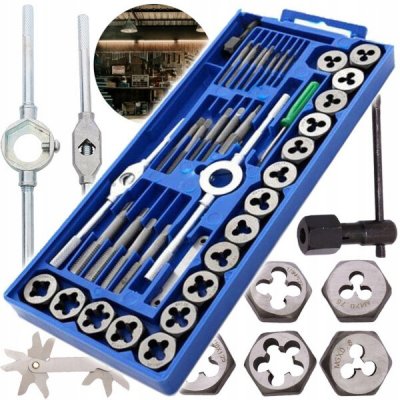 Sada závitníků 40ks KD10289 KRAFT&DELE – Zboží Dáma