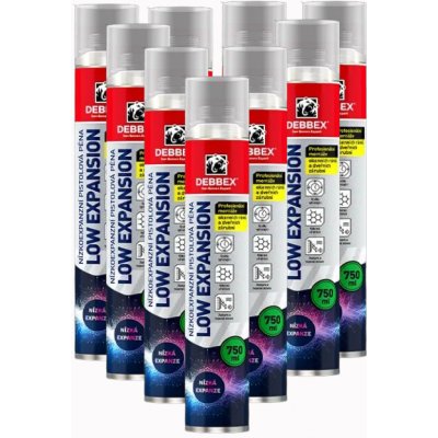 Den Braven Nízkoexpanzní pěna Low Expanzion 750 ml 12 ks – Hledejceny.cz