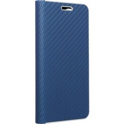 Pouzdro Forcell Luna Book Carbon SAMSUNG Galaxy Xcover 4 modré