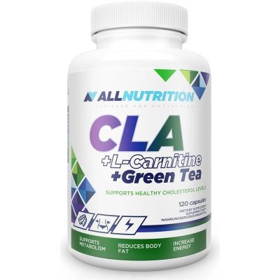 All Nutrition CLA + L-Carnitine + Green Tea 120 kapslí