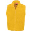 Pánská vesta Result fleecová vesta R037X yellow