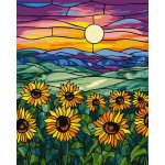 Ideyka Malování podle čísel Pole slunečnic 40 x 50 cm – Zboží Mobilmania